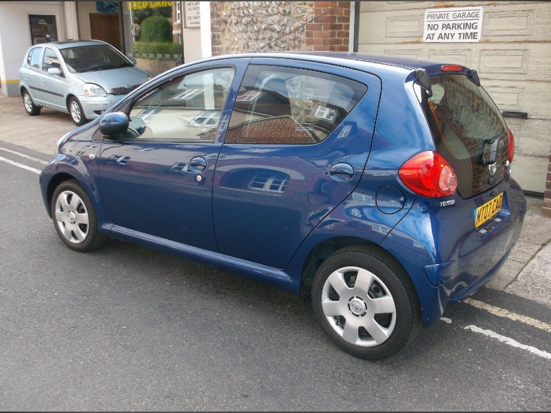 Sold 2007 Toyota Aygo Blue VVT-I 5dr, Worthing, West Sussex | Denton Motors