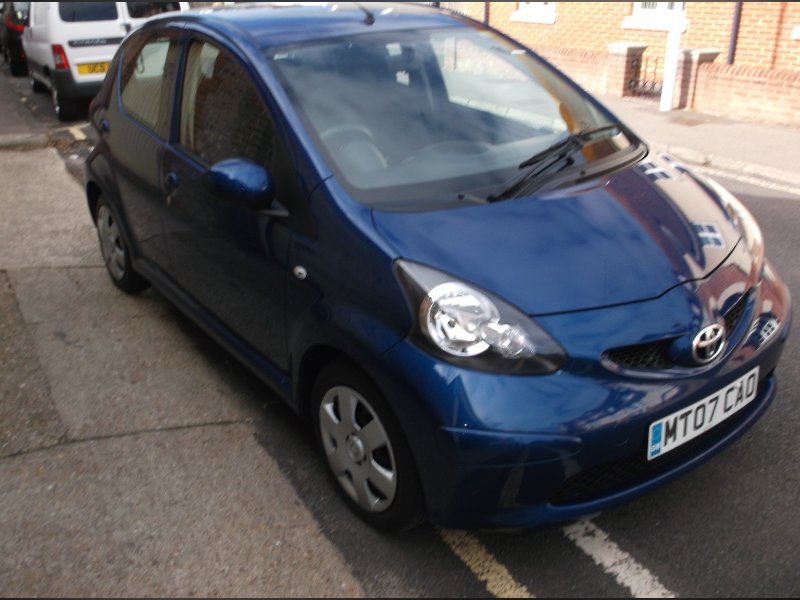 Sold 2007 Toyota Aygo Blue VVT-I 5dr, Worthing, West Sussex | Denton Motors